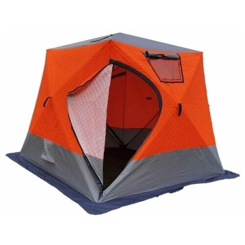 Мобильная баня/Трехслойная палатка шатер-куб для зимней рыбалки Mircamping 2017