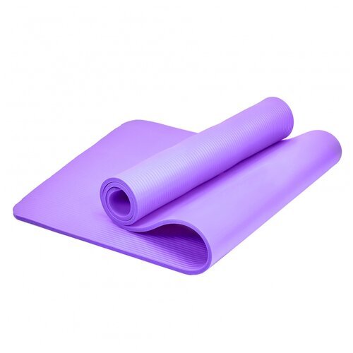 Коврик для йоги и фитнеса BRADEX SF 0677, 173*61*1 см NBR, фиолетовый