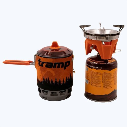 Система для приготовления пищи Tramp 0.8 Литра (Оранжевый)