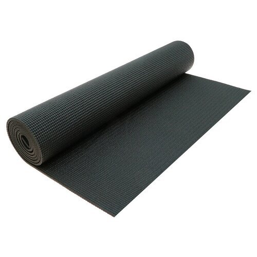 Коврик для йоги Sangh Yoga mat, 173х61х0.5 см черный однотонный 1.1 кг 0.5 см
