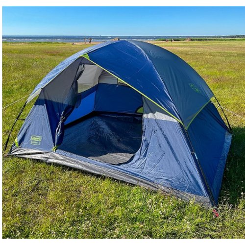 Палатка шатер EVA 97 туристическая двухслойная 4 местная Terbo