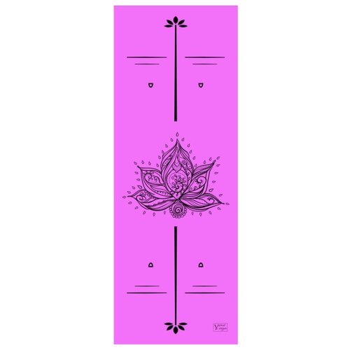 Коврик для йоги Your Yoga Lotus pink