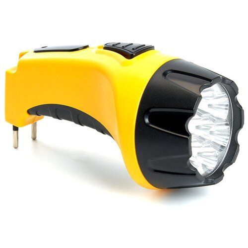 Фонарь аккумуляторный, 15 LED DC (свинцово-кислотная батарея), желтый, TH2295 (TH93C), 12653