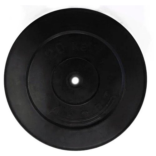 Диск обрезиненный Антат 20 кг, черный (26 мм)