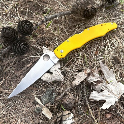 Складной нож Steelclaw Коп-1 сталь D2 рукоять желтый G10