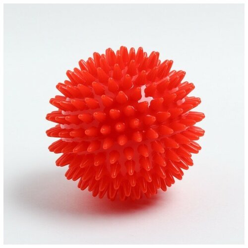 Мяч массажный d = 9 см, цвет красный