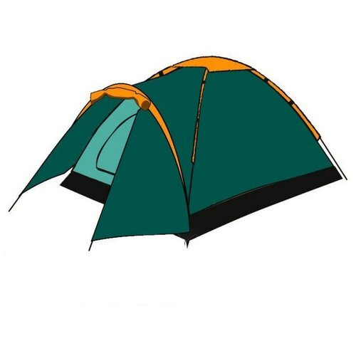 Палатка Totem Summer 3 Plus (V2) (Зеленый)