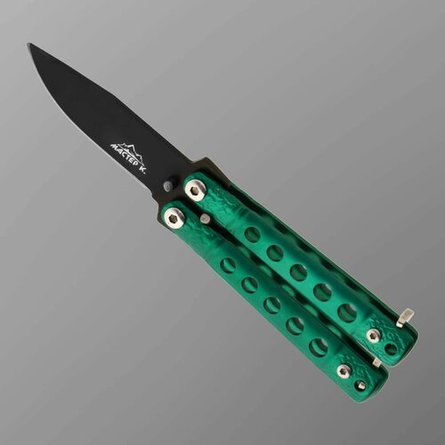 Нож-бабочка 'Киллер' 11см, клинок 40мм/1,1мм, зеленый