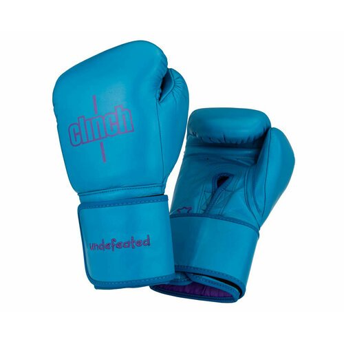 Перчатки боксерские Clinch Undefeated светло-синие (вес 16 унций)