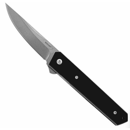 Нож складной IKBS Boker plub для повседневного ношения из стали VG-10. Накладка из G10. Клинок 9 сантиметров. Чёрный
