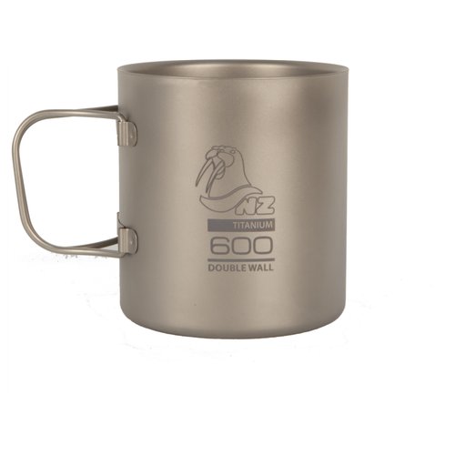 Титановая термокружка NZ Ti double wall mug 600 ml