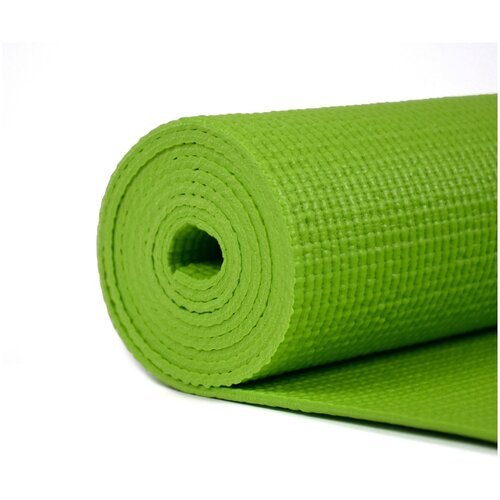 Коврик для йоги CLIFF PVC с чехлом (1720*610*4мм), зеленый