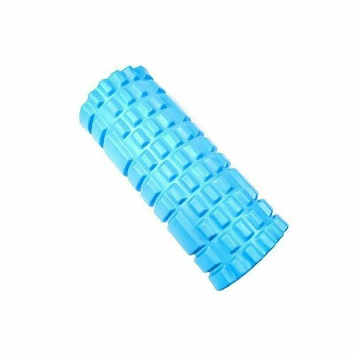 Ролик массажный для йоги и фитнеса Yogastuff 33*14 см, голубой
