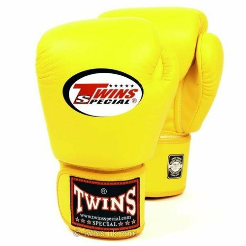 Перчатки боксерские тренировочные Twins Special BGVL-3 16 oz Yellow