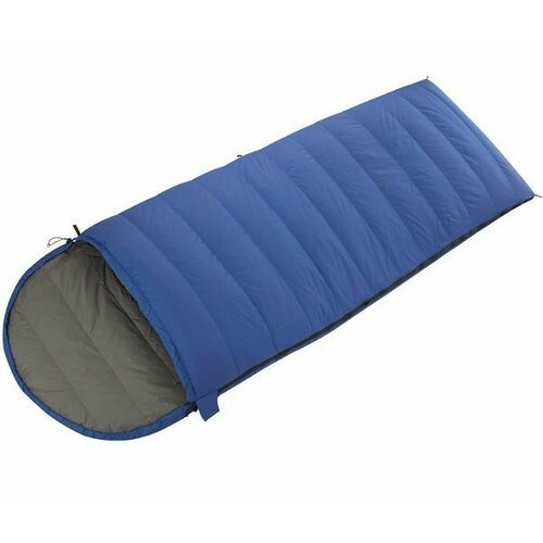 Спальник-одеяло пух BASK Blanket PRO M Right синий / тмн серый