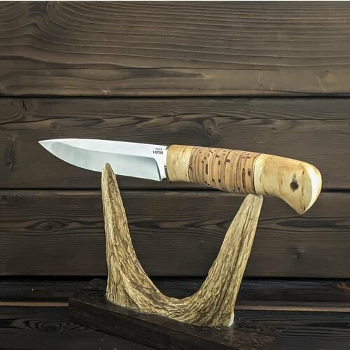 Охотничий нож фиксированный Борема 'Лесник', длина лезвия 140 см, кованая сталь 110Х18, нож туристический, нож ручной работы