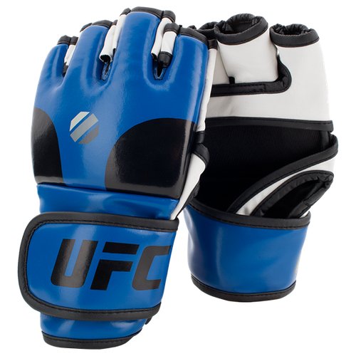 UFC Перчатки MMA тренировочные с открытой ладонью L/XL синие