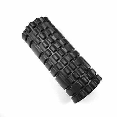 Ролик массажный для йоги и фитнеса Yogastuff 33*14 см, черный