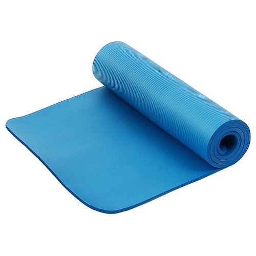Коврик для фитнеса и йоги Larsen NBR р183х61х1,5см синий