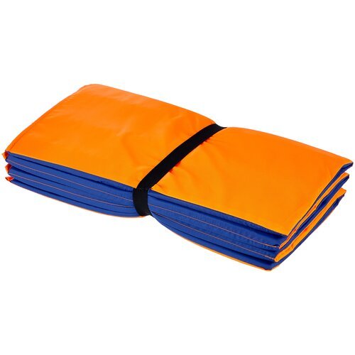 Коврик гимнастический детский INDIGO SM-043 Оранжево-синий 150*50*1 см