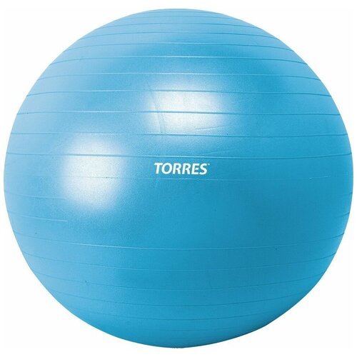 Мяч гимнастический Torres, голубой, 65 см
