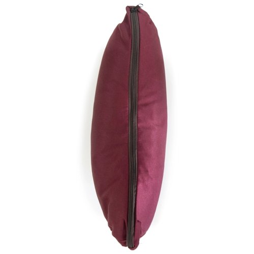 Подушка для йоги RamaYoga Полумесяц, бордовый, 38 х 15 х 9 см