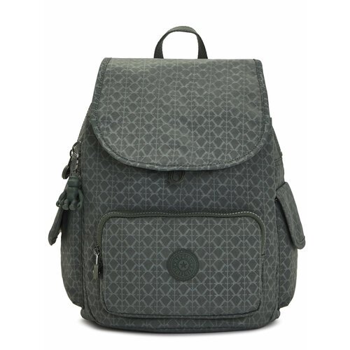 Рюкзак Kipling K15641F6C City Pack S Small Backpack *F6C Sign Green Emb