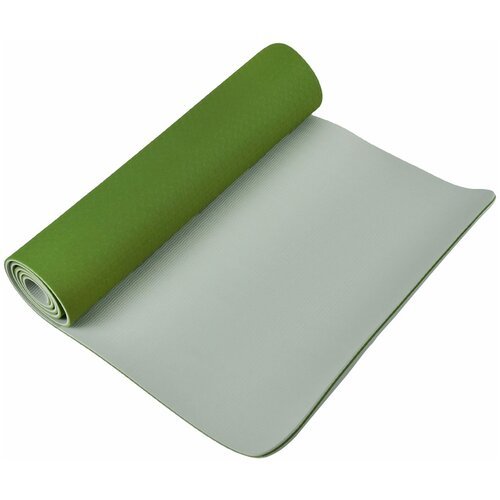 Коврик для йоги CLIFF TPE (1830*610*6мм), зеленый