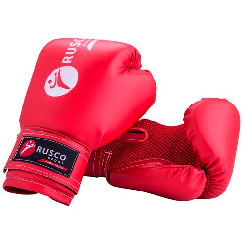 Боксерские перчатки RUSCO SPORT кожзам, 6, S