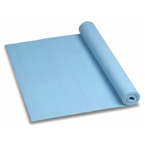 Коврик для йоги Indigo YG03, 173х61х0.3 см голубой однотонный 0.8 кг 0.3 см