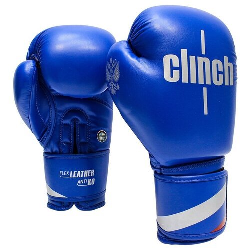 Боксерские перчатки Clinch Olimp New - синие, 12 унций