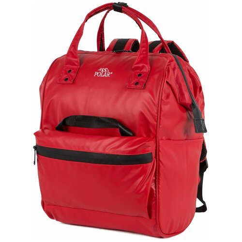 Городской рюкзак Polar, вместительный рюкзак, ручная кладь, непромокаемая ткань, вмещает формат А4, унисекс, полиэстер 27 х 37 х 17