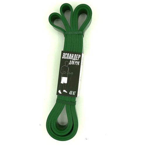 FitRule Резинка для фитнеса (экспандер) (зеленая, 40 кг, 4,5 см)