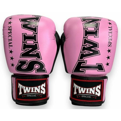 Боксерские перчатки TWINS Special BGVL3-2TA pink black 10 унций