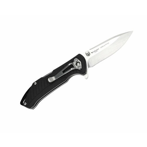 Нож Sanrenmu 7089SUX-PH-T3 складной сталь 12C27 Matte mirror black PA66 GF
