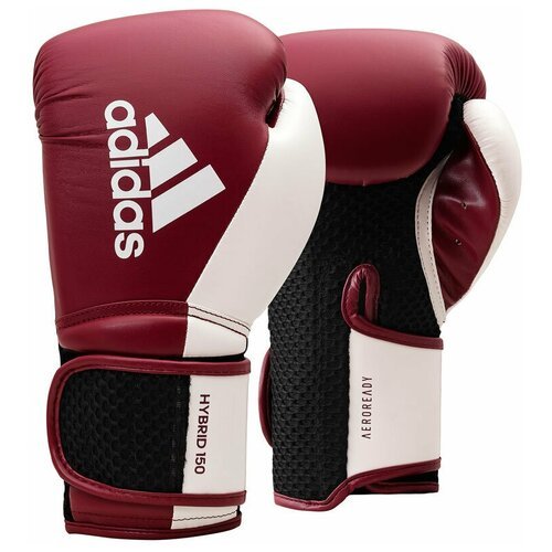 Перчатки боксерские Hybrid 150 бордово-белые (вес 8 унций)
