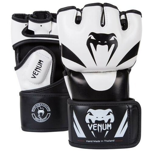 Перчатки для единоборств Venum Attack MMA Gloves M черный/белый