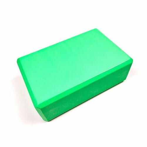Блок для йоги Yogastuff 23*15*7.5 см, зеленый