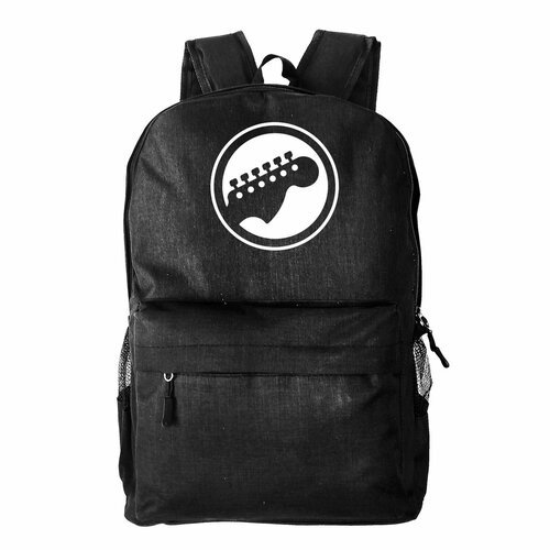 Рюкзак текстильный, молодежный 'Гриф гитары'
