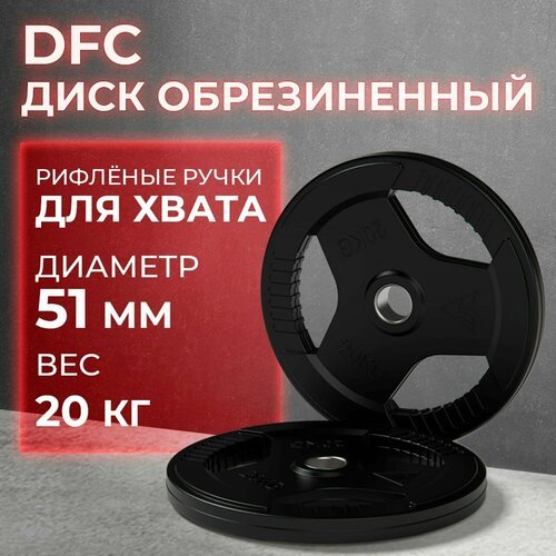 Диск DFC WP015-51-20 20 кг 1 шт. черный