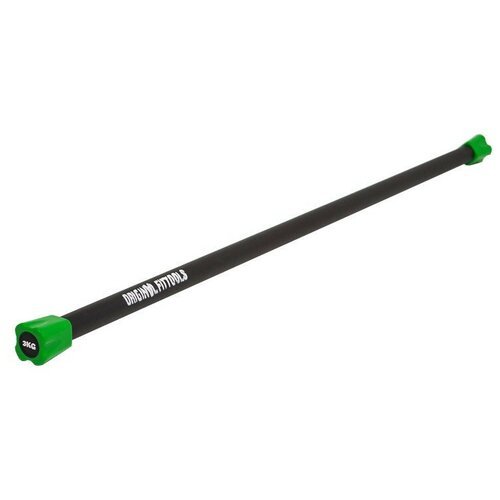 Гимнастическая палка Original FitTools FT-BDB-3 3 кг светло-зеленый/черный