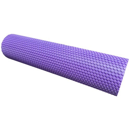 Валик для йоги, фитнеса и пилатеса 60 х 15 см фиолетовый