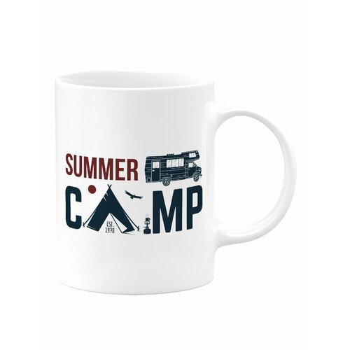 Кружка Туризм Summer CAMP Летний кемпинг