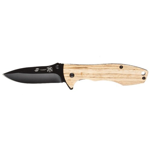 Нож складной STINGER FK-632ZW с чехлом светло-коричневый