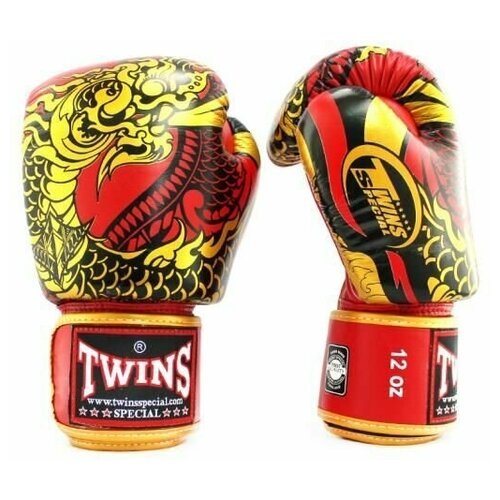 Боксерские перчатки Twins Special FBGV52 Dragon 14 унций
