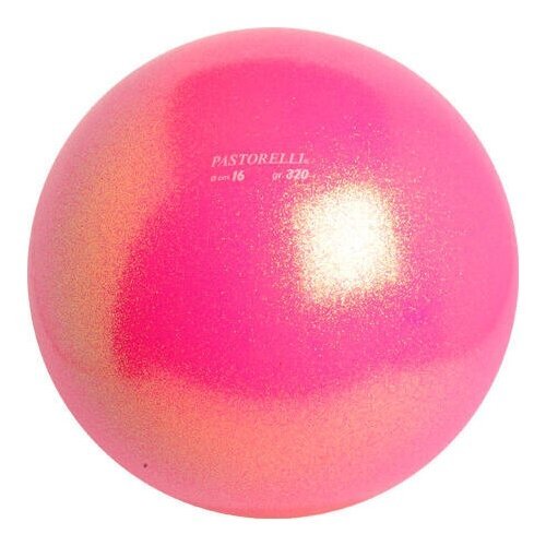 Мяч PASTORELLI GLITTER HV 16 см 02064 Флуо-розовый