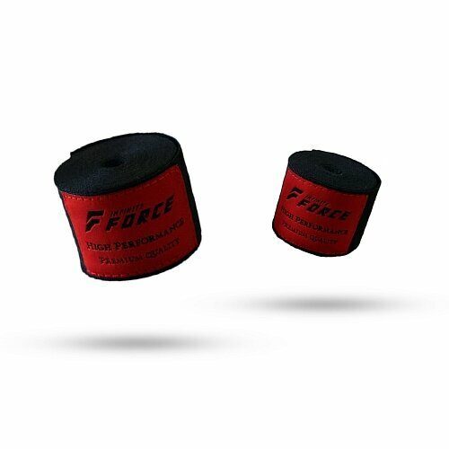Бинты для бокса Infinite Force Premium Performance Red-Black 5,5 метров