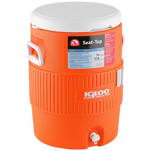 Изотермический контейнер (термобокс) Igloo 10 Gal (37,5 л.), оранжевый
