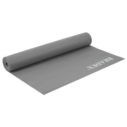 Коврик для йоги и фитнеса Bradex SF 0685, 183*61*0,5 см, серый
