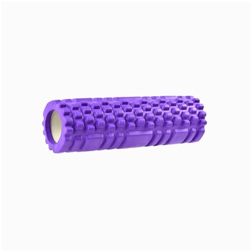 Ролик массажный для йоги CLIFF 26*9см, фиолетовый